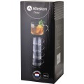 Skleněná sada 4 ks šálku PETER 350 ml čirá