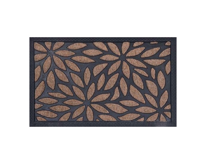 Obdélníková rohožka PLANTS 40x60 cm béžová