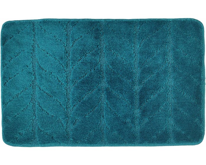 Koupelnový kobereček LEAF 50x80 cm smaragdový