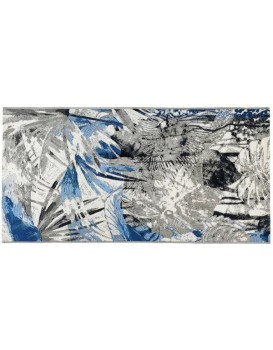 Koberec JUNGLE VI 150x220 cm šedý/modrý