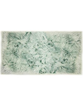 Kusový koberec s vysokým vlasem OMBRE 80 x 140 cm - modrozelený
