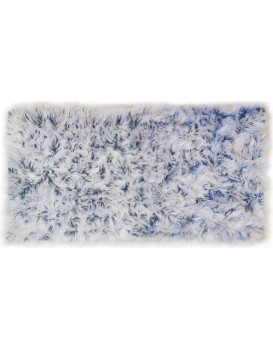 Kusový koberec s vysokým vlasem OMBRE 120 x 160 cm - modrý