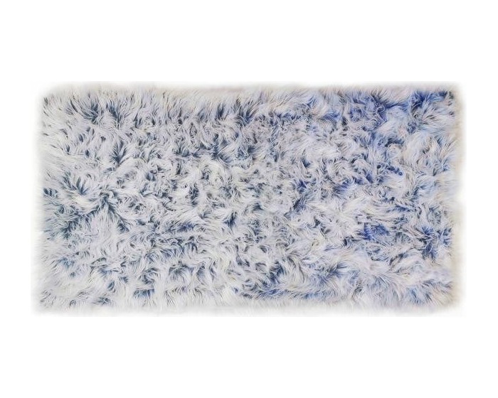 Kusový koberec s vysokým vlasem OMBRE 120 x 160 cm - modrý