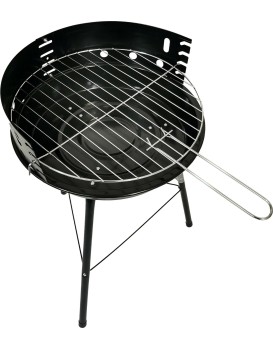 Gril na dřevěné uhlí BBQ1007 černý