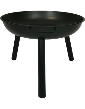 Zahradní ohniště na dřevěné uhlí BBQ1006 černé