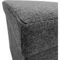 Taburet Skora šedý