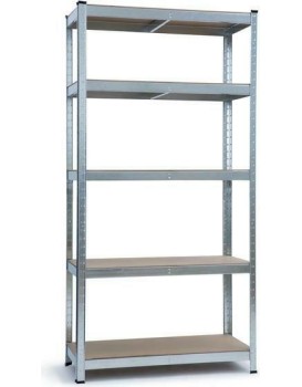 Dílenský regál HD 90x180 cm stříbrný