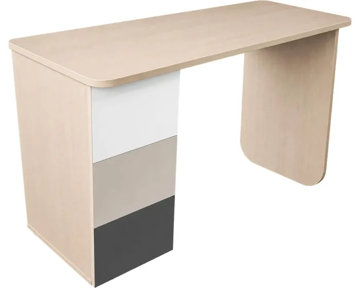 Psací stůl Bodyx 120 cm jasan/šedý