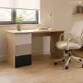Psací stůl Bodyx 120 cm jasan/šedý