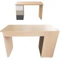 Psací stůl Bodyx 120 cm jasan/šedý