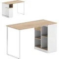 Psací stůl BB101 120 cm jasan/bílý