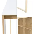 Psací stůl BB104 120 cm dub bílý/bílý
