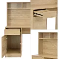 Psací stůl s nástavcem BB105 110 cm dub přírodní