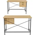 Psací stůl BB107 120 cm dub přírodní/černý