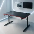 Herní stůl BG100 120 cm černý/červený