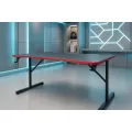 Herní stůl BG100 120 cm černý/červený