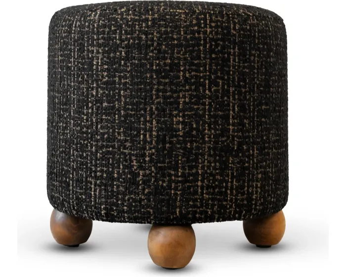 Taburet Kioto 38 cm černý/ořech