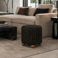 Taburet Kioto 38 cm černý/ořech