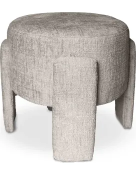 Designový taburet Osaka 42 cm béžový