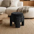 Designový taburet Osaka 42 cm černý