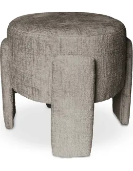 Designový taburet Osaka 42 cm taupe