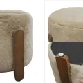 Taburet Seul 37 cm taupe/ořech