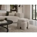 Designový taburet Tokio 42 cm béžový