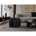 Designový taburet Tokio 42 cm černý