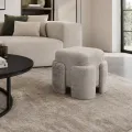 Designový taburet Tokio 42 cm taupe