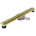 Odtokový žlab Mexen Flat 360 SLIM + sifon Gold 80 cm