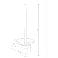 WC kartáč v nádobě MEXEN LOFT chrom