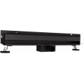 Odtokový žlab ke stěně MEXEN FLAT WALL 2v1 90 cm černý