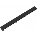 Odtokový žlab ke stěně MEXEN FLAT WALL 2v1 90 cm černý