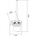 WC kartáč s nádobou MEXEN REMO bílý