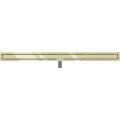 Lineární odtokový žlab 120 cm MEXEN FLAT 2v1 zlatý