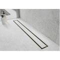 Lineární odtokový žlab 120 cm MEXEN FLAT 2v1 zlatý