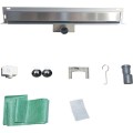 Odtokový žlab ke stěně MEXEN FLAT WALL 70 cm