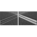 Odtokový žlab ke stěně MEXEN FLAT WALL 80 cm