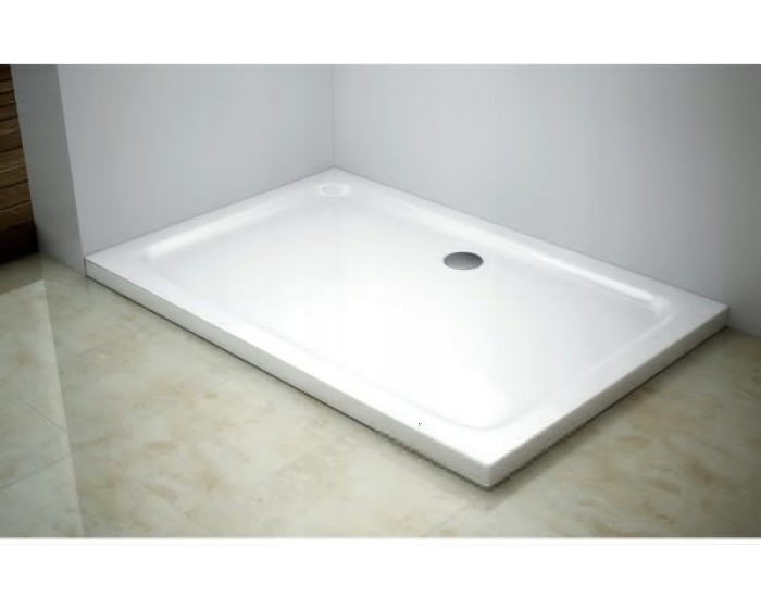 Sprchová vanička obdélníková MEXEN SLIM 100x90 cm + sifon