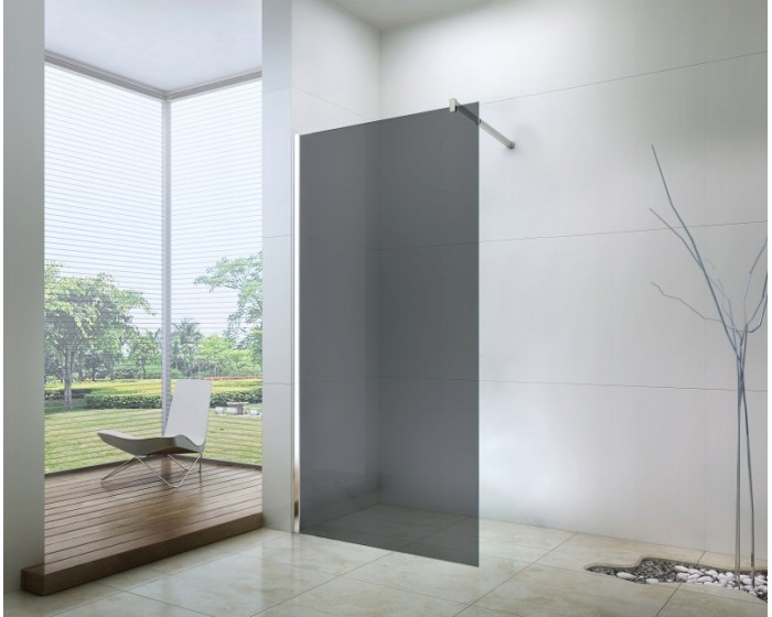 Sprchová zástěna MEXEN WALK-IN šedá 60 cm