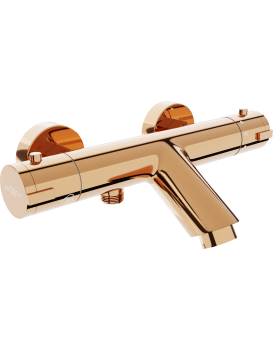 Termostatická vanová baterie MEXEN KAI rose gold
