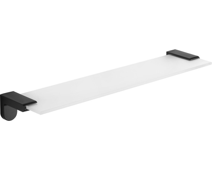 Skleněná polička MEXEN LEA 47 cm černobílá