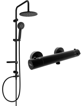 Sprchový set MEXEN CARL XV černý