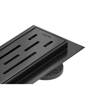 Odtokový žlab nízký MEXEN FLAT BLACK 70 cm - vzor G01
