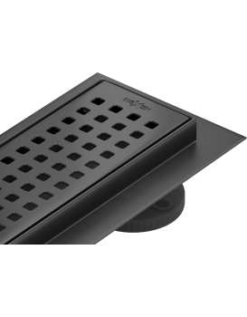 Odtokový žlab nízký MEXEN FLAT BLACK 60 cm - vzor G08