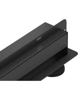 Odtokový žlab ke stěně MEXEN FLAT WALL 2v1 60 cm černý