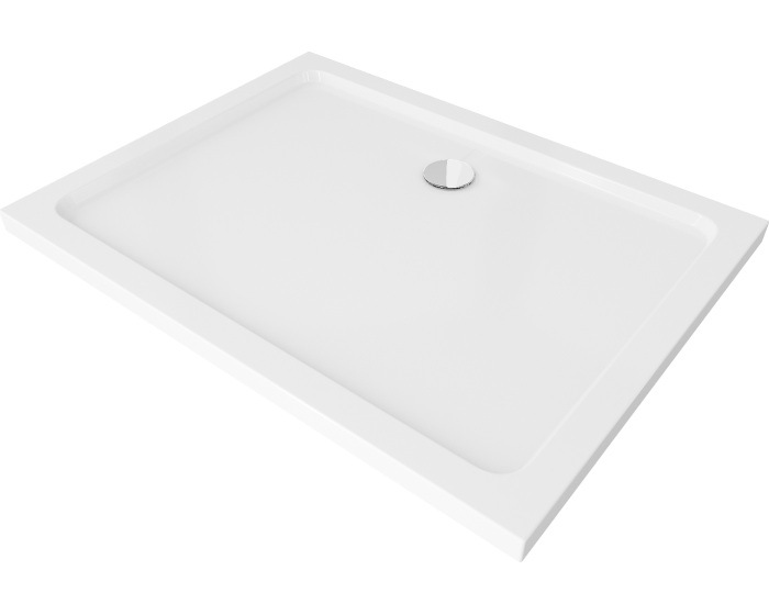 Sprchová vanička MEXEN SLIM 100x80 cm + sifón bílá