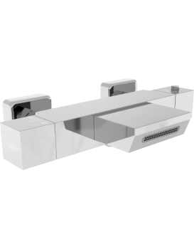 Termostatická vanová baterie MEXEN CUBE chrom
