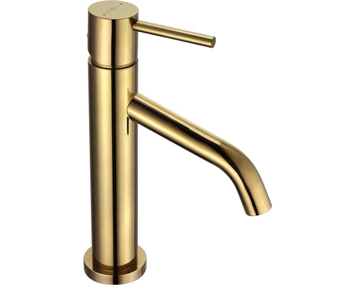 Umyvadlová baterie Mexen Rumba 220 mm zlatá