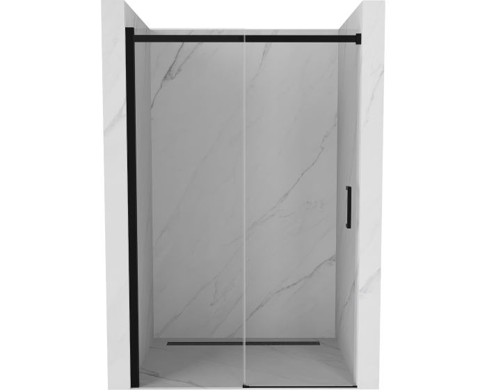 Sprchové dveře MEXEN OMEGA černé, 160 cm